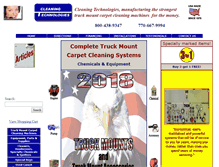 Tablet Screenshot of cleaningtechnologies.com